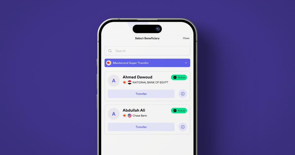  MasterCard Super Transfer